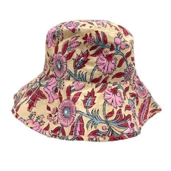 Hat Attack Accessories - Hat Attack, Printed Floral Bucket Hat,‎ Pink  Colorway- NWT